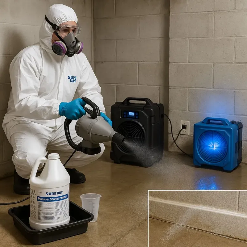 Sanitization and Odor Removal process in Fairless Hills, PA