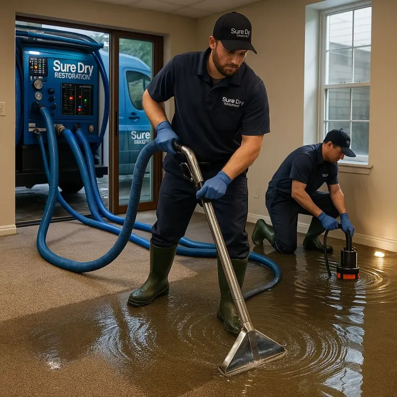 Water Extraction and Removal process in Fairless Hills, PA